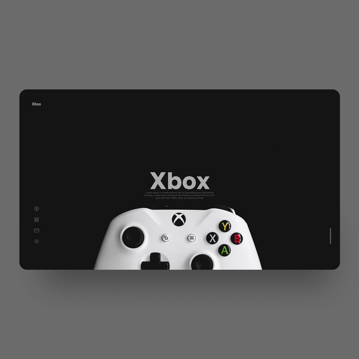 Xbox Gaming UI
